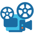 film projector on platform Google