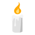 candle on platform Google