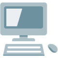 desktop computer on platform Google