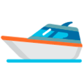 motor boat on platform Google