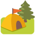 camping on platform Google