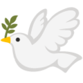 dove of peace on platform Google