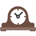 mantelpiece clock on platform Google