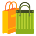 shopping bags on platform Google