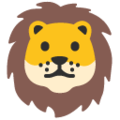lion face on platform Google
