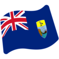 flag: St. Helena on platform Google
