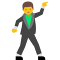 man dancing on platform Google