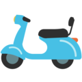 motor scooter on platform Google