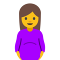 pregnant woman on platform Google