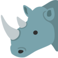 rhinoceros on platform Google