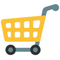 shopping trolley on platform Google