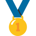 first place medal on platform Google