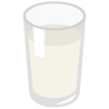 glass of milk on platform Google