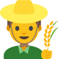 man farmer on platform Google