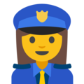 woman police officer on platform Google