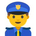 man police officer on platform Google