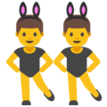 men with bunny ears on platform Google