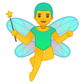 man fairy on platform Google