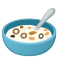 bowl with spoon on platform Google