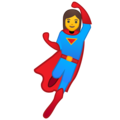 superhero on platform Google