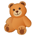 teddy bear on platform Google