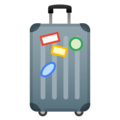luggage on platform Google