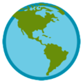 globe showing Americas on platform HTC