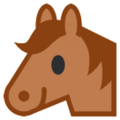 horse face on platform HTC