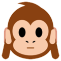 hear-no-evil monkey on platform HTC