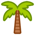 palm tree on platform HTC