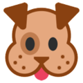 dog face on platform HTC