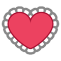 heart decoration on platform HTC