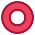 hollow red circle on platform HTC