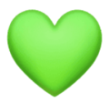 green heart on platform HuaWei