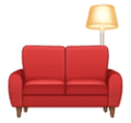 couch and lamp on platform HuaWei