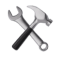 hammer and wrench on platform HuaWei
