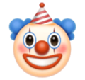 clown face on platform HuaWei