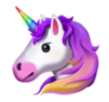 unicorn face on platform HuaWei