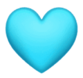 light blue heart on platform HuaWei