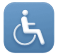 wheelchair symbol on platform HuaWei