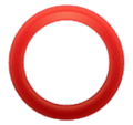 hollow red circle on platform HuaWei
