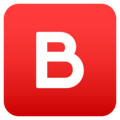 B button (blood type) on platform JoyPixels