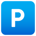 P button on platform JoyPixels