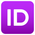 ID button on platform JoyPixels