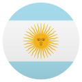 flag: Argentina on platform JoyPixels