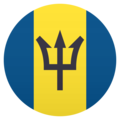 flag: Barbados on platform JoyPixels