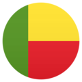 flag: Benin on platform JoyPixels