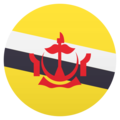 flag: Brunei on platform JoyPixels