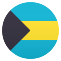 flag: Bahamas on platform JoyPixels