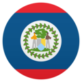 flag: Belize on platform JoyPixels